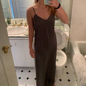 FREE WHEN BUNDLED. gray maxi dress